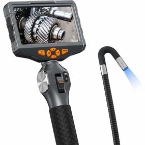 img 4 attached to Industrial Grade Articulating Borescope Inspection Camera With 5" IPS Screen And HD 1080P Flexible Cable Snake For Accurate Inspections