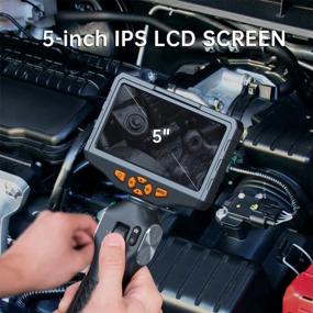 img 2 attached to Industrial Grade Articulating Borescope Inspection Camera With 5" IPS Screen And HD 1080P Flexible Cable Snake For Accurate Inspections