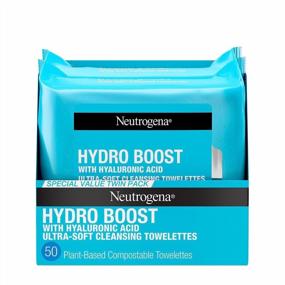 img 4 attached to 🌊 HydroBoost Hyaluronic Pre-Moistened Towelettes by Neutrogena