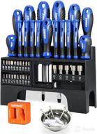 🔧 complete 44-piece screwdriver set for home repair: sorako magnetic screwdriver kit with precision tools - ideal diy crafts & men's gift! logo
