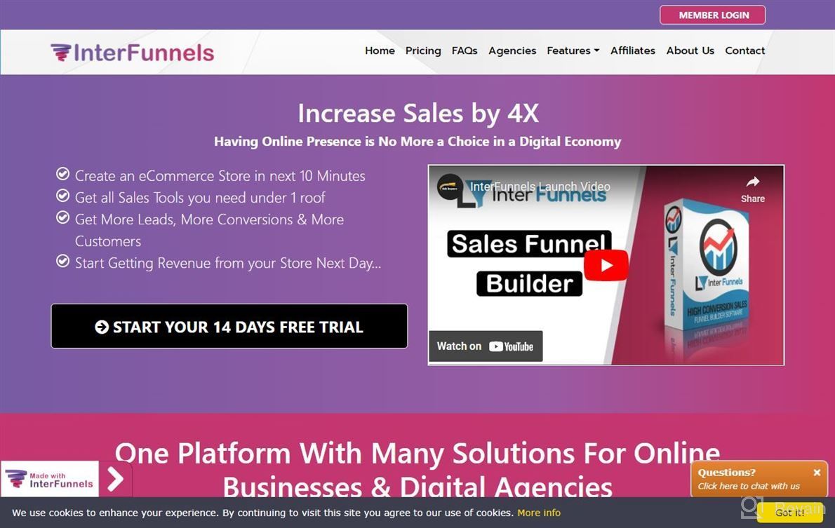 img 1 attached to InterFunnels review by Jose Strong