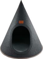 🏠 tau homes modern premium felt cat dog small animal pet house tent condo - my secret cone cave логотип