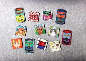 img 2 attached to Mudpuppy Galison Artsy Cats Magnets Â€“ Artistic And Funny Refrigerator Magnets, Includes Nine Designs, Each One Measures 1.5Â€ X 1.5Â€ Â€“ Makes A Great Gift For Cat And Art Lovers, Multi Color