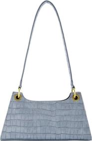 img 1 attached to Ayliss Crocodile Shoulder Handbag Classic Women's Handbags & Wallets via Totes
