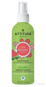 img 4 attached to ATTITUDE Natural Hair Detangler Spray for Baby and Kids, EWG Verified, 🍉 Plant-based & Mineral Ingredients, Hypoallergenic, Vegan & Cruelty-free, Watermelon & Coconut, 8 Fl Oz