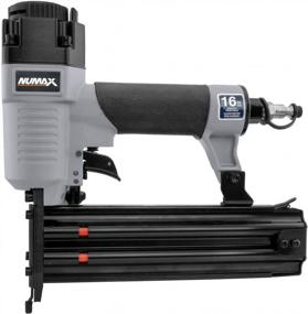 img 3 attached to NuMax SFN50 Pneumatic 16 Gauge 2" Straight Finish Nailer - Professional Grade Power Tool For Woodworking Projects.