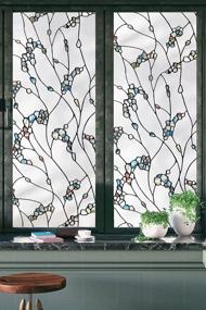 img 4 attached to Stylish Artscape Elements Window Film - Transform Your Space With 24" X 36