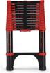 hbtower 12.5 ft telescoping ladder with 2 triangle stabilizers: lightweight, durable, and versatile for rv or outdoor work logo