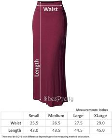 img 1 attached to ShezPretty Womens Premium Length USA Brown Women's Clothing - Skirts