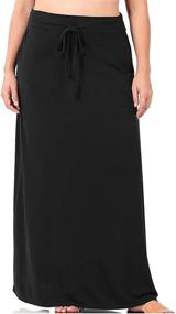 img 2 attached to ShezPretty Womens Premium Length USA Brown Women's Clothing - Skirts