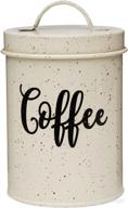 ☕ stylish and functional: amici home maddox metal canister for coffee, 44oz логотип