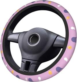 img 1 attached to Steering Pink，15Inch Protector Covers，Universal Accessories