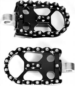img 1 attached to Harley Touring Sportster Dyna XL Softail Custom Chopper Foot Pegs - Deep Rotating Footpegs
