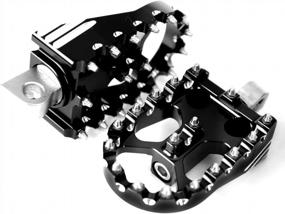 img 3 attached to Harley Touring Sportster Dyna XL Softail Custom Chopper Foot Pegs - Deep Rotating Footpegs
