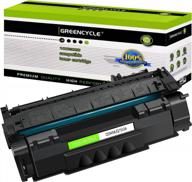 🖨️ premium quality greencycle compatible q5949a 49a toner cartridge for hp laserjet printers – black, 1 pack logo