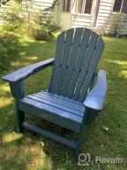 img 1 attached to Relax In Style With The SERWALL Oversized Folding Adirondack Chair - Perfect For Your Outdoor Living Space! review by Becki Rodriguez