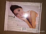 img 1 attached to 2-Pack Twin Size Mattress Protectors With Waterproof And Cooling Features - Soft Bamboo Cover, 3D Air Design, Noiseless And Breathable Mattress Pad, Fitted For 8-18 Inch Deep Pockets review by Lance Harrison