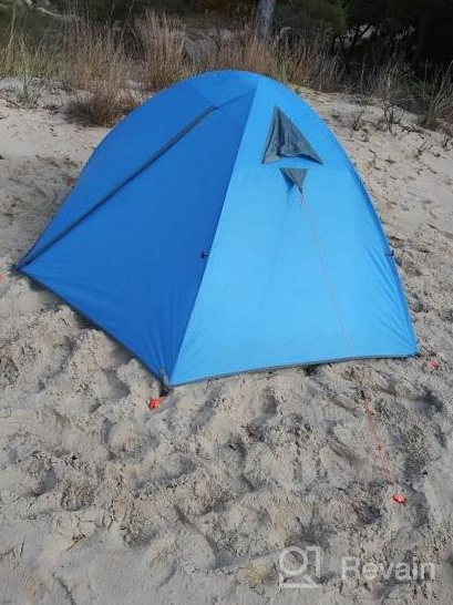 img 1 attached to BISINNA Lightweight 2-Person Camping Tent: Waterproof, Windproof, And Easy To Set Up For Outdoor Adventures review by James Daniels