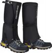 stay dry and protected with energeticsky waterproof leg gaiters for hiking, snowshoeing, and more – unisex design with anti-tear oxford cloth logo