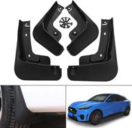 🚗 autorder custom fit mud flaps for ford mustang mach e 2021-2022 - splash guards 4pcs set - mach-e accessories front and rear mud guards logo