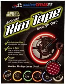 img 3 attached to 🔥 customTAYLOR33: Hot Pink Reflective Safety Rim Tapes for All Vehicles (Special Edition, High Intensity Grade - Copyrighted) - Choose Your Rim Size (20 inches) | Ideal for Bicycles/E-Bikes