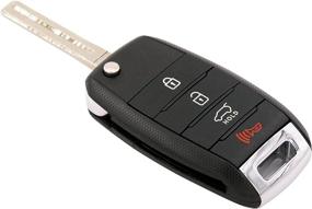 img 3 attached to 🔑 Keyless2Go 4 Button Remote Key Replacement for Kia NYODD4TX1306-TFL (TF F/L) 95430-2T560 (4D60 CHIP) - 2 Pack