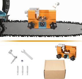 img 4 attached to 🔪 VNSiOSIR Chainsaw Chain Sharpening Jig with Carbide Cutter - Complete Kit for All Chainsaws and Electric Saws