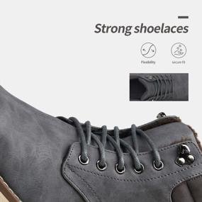 img 2 attached to Водонепроницаемые мужские походные ботинки Chukka - повседневная обувь для активного отдыха от Vostey