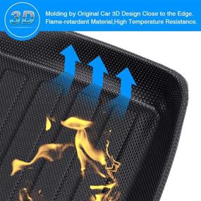 img 2 attached to 🚗 Mixsuper Custom Fit Rear Cargo Liner for Tesla Model S 2012-2020: All-Weather Trunk Mat – Not for 2021 Model S Plaid/Long Range