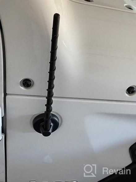 img 1 attached to VOFONO 16 Inch Antenna For Jeep Wrangler JK JL JKU JLU Gladiator JT 2007-2023, Jeep Wrangler Gladiator Accessories review by Marty Drury