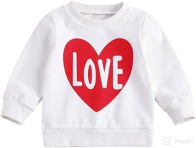 img 4 attached to 👶 Sissy Letter Printed Unisex Baby Crewneck Sweatshirt | Kids Infant Pullover Tops for Fall Outfit