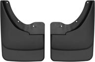 husky liners mud guards - black (56071) | dodge ram 1500/2500/3500 2 pcs | no oem fender flares logo