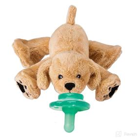 img 4 attached to 🐶 Nookums Paci-Plushies Buddies - Retriever Pacifier Holder: Adapts to Popular Pacifier Brands, Ideal for All Ages, Plush Toy with Detachable Pacifier Included