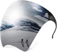 🕶️ feisedy b2781 full cover face visor protective glasses mirror shield sunglasses - anti fog technology included logo