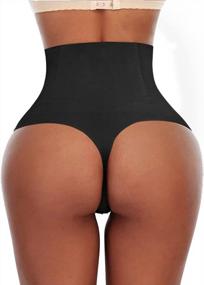 img 3 attached to Seamless Thong Body Shaper For Women - Waist Slimming Tummy Control And Butt Lifting Underwear