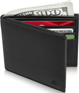 sleek and functional: slim bifold leather wallets for men's accessories - optimize your wallet, card cases & money organizers logo