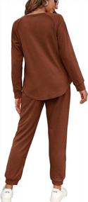 img 3 attached to Stay Comfy And Chic With WIHOLL Two-Piece Women'S Lounge Sets