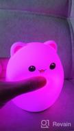 img 2 attached to USB Silicone Night Light Big Cat / Baby Silicone Night Light / Silicone Wireless Lamp / RGB Light review by Jnis Brveris ᠌