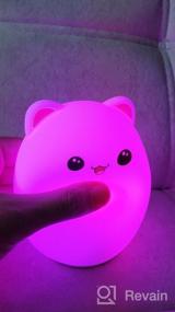 img 7 attached to USB Silicone Night Light Big Cat / Baby Silicone Night Light / Silicone Wireless Lamp / RGB Light