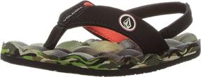 img 4 attached to ⚡ Optimized Search: Volcom Recliner LTLYTH Sandal - Little Boys' Shoes for Sandals