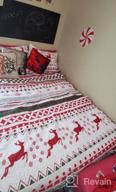 img 1 attached to Cozy Up For The Holidays With MarCielo'S Snowflake Quilt Set - Perfect For Kids, Adult, Teens And Boys Or Girls! review by Elsa Ferrell