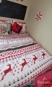 img 6 attached to Cozy Up For The Holidays With MarCielo'S Snowflake Quilt Set - Perfect For Kids, Adult, Teens And Boys Or Girls!