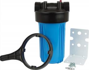 img 4 attached to Высококачественный корпус фильтра для воды SpiroPure 10 — 10 дюймов X 4,5 дюйма с резьбой NPT 1 дюйм — гарантирует чистую воду!