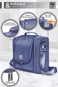 img 3 attached to Extra Large Hanging Toiletry Bag: Perfect For Travel, Makeup & Bathroom Organization!