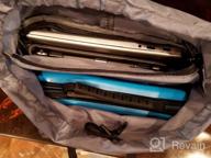 img 1 attached to Travel In Style With Evecase Canvas Backpack For DSLR Camera And Laptop/Tablet review by Marcus Hardin