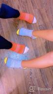 img 1 attached to 🧦 Girls 6-Pack Ankle Athletic Socks: Cushioned Sole, Low Cut Casual Socks for Little and Big Kids review by Rebecca Stokes