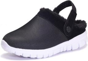 img 4 attached to KVbabby Non-Slip Slippers for Boys: Ideal Indoor & Outdoor Bedroom Shoes