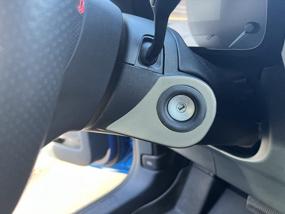 img 2 attached to Подчеркните свой стиль с помощью акцентной отделки кольца для ключей TufSkinz - идеально подходит для Ford Maverick 2022-2023 гг. - 1 комплект