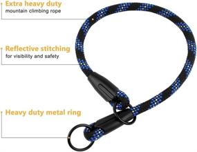 img 3 attached to BronzeDog Collar Braided Training Collars Dogs