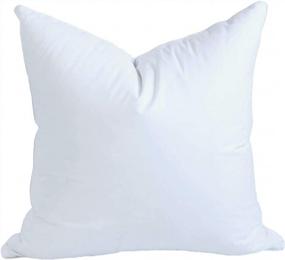img 4 attached to Upgrade Your Home Décor With MoonRest 9X9 Inch Hypoallergenic Synthetic Down Alternative Pillow Insert